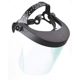 Protecție tip vizieră din policarbonat transparent (PC)