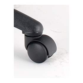 Rollenset für Arbeitsstühle - harte Rollen für weiche Bodenflächen, VE 5 Stück