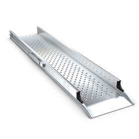 Leichte Aluminium-Auffahrtsrampe, Länge 1180 mm, Traglast 500 kg, VE=2Stk.