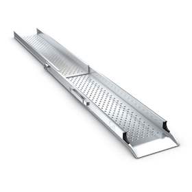 Leichte Aluminium-Auffahrtsrampe, Länge 1180-2040 mm, Traglast 320 kg, VE=2Stk.