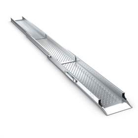 Leichte Aluminium-Auffahrtsrampe, Länge 1180-2900 mm, Traglast 260 kg, VE=2Stk.