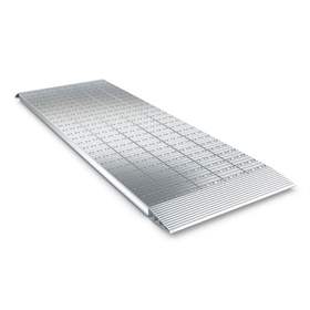 Aluminium-Aufahrtrampe, LxB: 1500x1000 mm, Tragfähigkeit 3881 kg