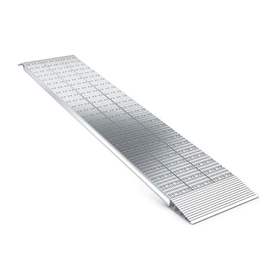 Aluminium-Aufahrtrampe, LxB: 2000x400 mm, Tragfähigkeit 2693 kg