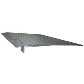 Platformă traversare din aluminiu tip podeț, 1000x1250 mm, cap. port. 1000 kg