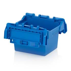 Mehrwegbehälter, mit Deckel, 300 x 200 x 190 mm