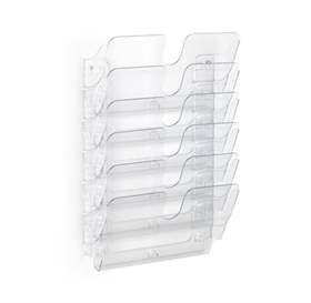 Sortierfächer Flexibox Plus, 6 x A4 Querformat, Farbe transparent