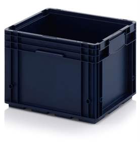 R-KLT-4329 Behälter, 400 x 300 x 280 mm, Blau RAL 5003.