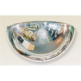 Oglindă panoramică securitate 180°, diametru Ø 1150 mm, 1/4 sferă pentru siguranta observare monitorizare supraveghere