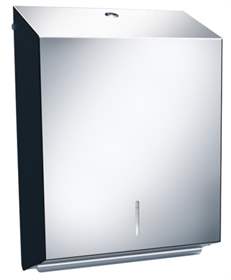 Dispenser prosoape de hârtie, oțel inoxidabil lucios, volum 500 buc.