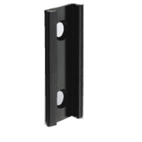 Wandclip zum Einhängen des Gurtes, Schwarz