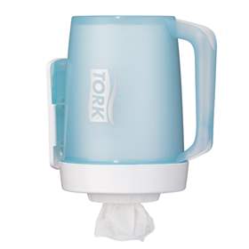 Dispenser hârtie cosumabilă curățenie TORK portabil, 2 x suporți perete, 1 x hârtie prosop de curățenie în rolă TORK Plus