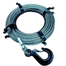 Seil inkl. Karabinerhaken 10 m, Tragfähigkeit 1600 kg