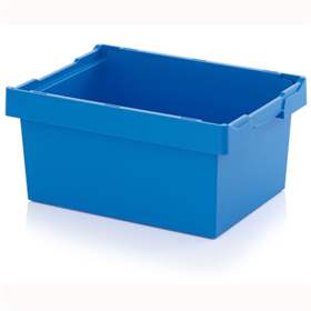 Plastová přepravka pro distribuci bez víka, 600 x 400 x 270 mm