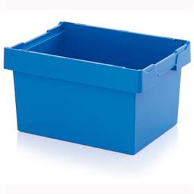Plastová přepravka pro distribuci bez víka, 600 x 400 x 320 mm