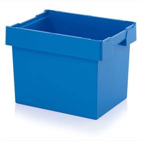 Plastová přepravka pro distribuci bez víka, 600 x 400 x 420 mm