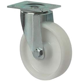 Transport-Lenkrolle, Polyamid, Durchm. 100 mm, Traglast 125 kg