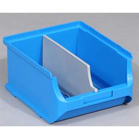 Längs-Trennstege aus Polypropylen, Farbe grau, VE 24 Stk.