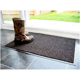 Schmutzfangmatte Toughrib für Innenbereiche, Braun, 1,2 x 0,8 m