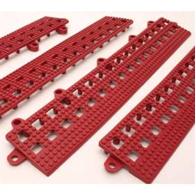 Anlaufkanten mit Stiften Flexi-Deck, Farbe rot, VE 3 Stück