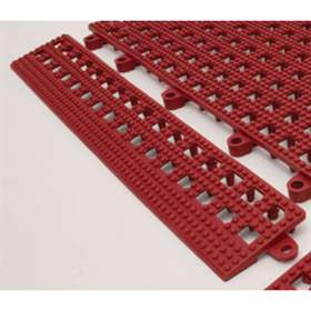 Anlaufkanten mit Ösen Flexi-Deck, Farbe rot, VE 3 Stück