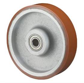 Transportrad, polyurethan, Guss-Felge, Durchm. 100 mm, Traglast 295 kg