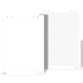 Papierblöcke DIN A1-Format (580×830 mm), weißes Papier, VE 10 Blöcke á 30 Blatt