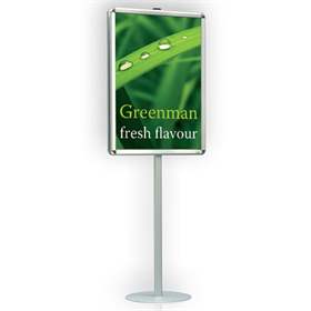 Infoständer mit beidseitigem Klapprahmen, 2 x DIN A1, vertikal