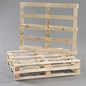 Einwegpaletten aus Holz 1200x1000 mm, VE 26 Stück