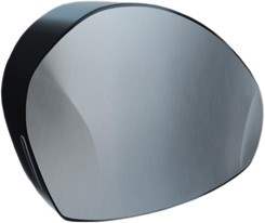 Dispenser hârtie de toaletă Mercury, capac din oțel inoxidabil.