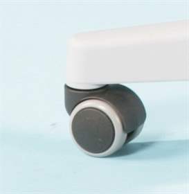 Rollenset für Arbeitsstühle - spurlose weiche Rollen für harte Bodenflächen, VE 5 Stück