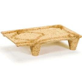 INKA Paletten aus gepresstem Holz 400x600 mm, VE 10 Stück