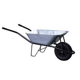 Kolečko stavební, pozinkovaná korba, objem 80 l, nosnost 100 kg