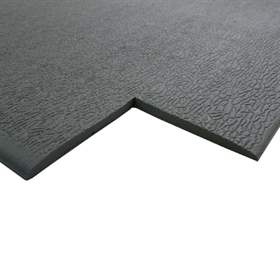 Arbeitsplatzmatte Orthomat 1,5x0,9 m, Grau, Kieselstein-Optik