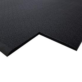 Arbeitsplatzmatte Orthomat 1,5x0,9 m, Schwarz, Kieselstein-Optik