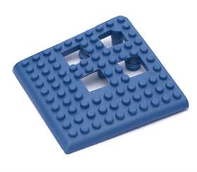 Accesoriu - colț cant de acces Flexi-Deck, culoare albastru, unitate ambalare 4 buc.