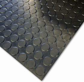 Industrie-Bodenbelag Cobadot, nitril, schwarz, Laufender Meter 1,2 x lm