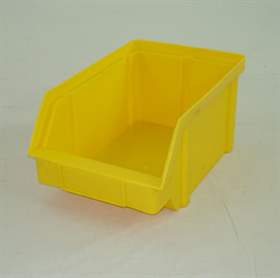 Sichtlagerkasten TechBox, 440 x 285 x 210 mm, Farbe Gelb