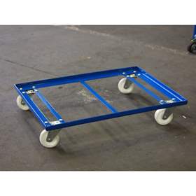 Leicht-Fahrgestelle 820 x 620 mm, Tragfähigkeit 300 kg, Polyamidräder