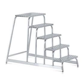 Alu-Arbeitspodeste, Höhe 1,0 m, 5 Stufen