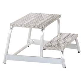 Alu-Arbeitspodeste, Höhe 0,4 m, 2 Stufen