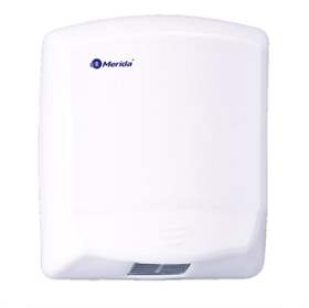 Uscător pentru mâini OPTIMA, tablă de oțel, alb