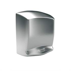 Uscător pentru mâini OPTIMA, tablă de oțel, oțel inoxidabil mat