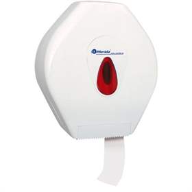 Dispenser hârtie de toaletă TOP, vizor nivel roșu