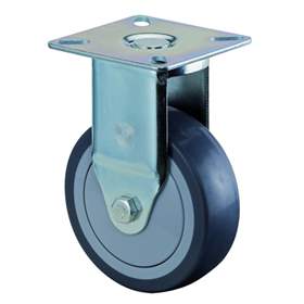 Apparate-Bockrolle, Durchm. 100 mm, mit Montage-Platte, Traglast 70 kg