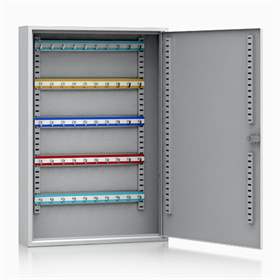 Schlüsselschrank, 50 Haken, HxBxT: 550 x 380 x 80 mm
