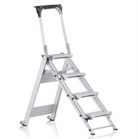 Klappbare Sicherheitstreppen, 4 Alu-Stufen