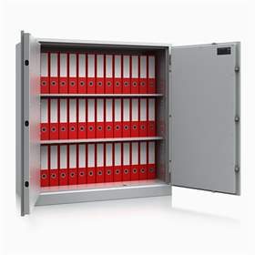 Dulap rezistent la incendiu tip seif, certificat conform EN 14450, nivel de securitate S1, HxLxl: 1200 x 1150 x 500 mm