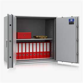 Dulap rezistent incendiu - substanțe inflamabile/periculoase clasa S60P și S2, dimensiuni exterioare: 901 x 975 x 559mm, greutate 355kg, 1 polițe