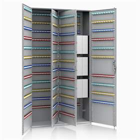 Schlüsselschrank, 940 Haken, HxBxT: 1300 x 730 x 250 mm