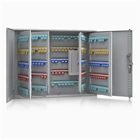 Schlüsselschrank, 500 Haken, HxBxT: 550 x 730 x 205 mm